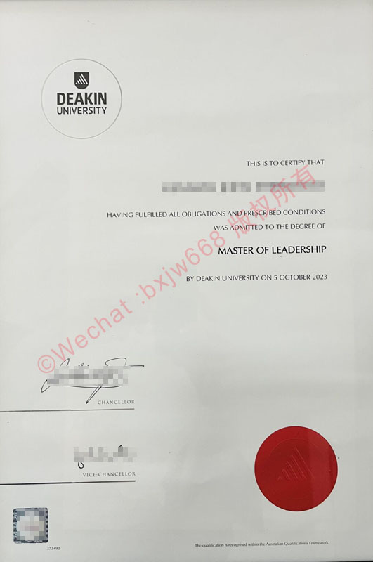 澳洲迪肯大学毕业证（Deakin University diploma）