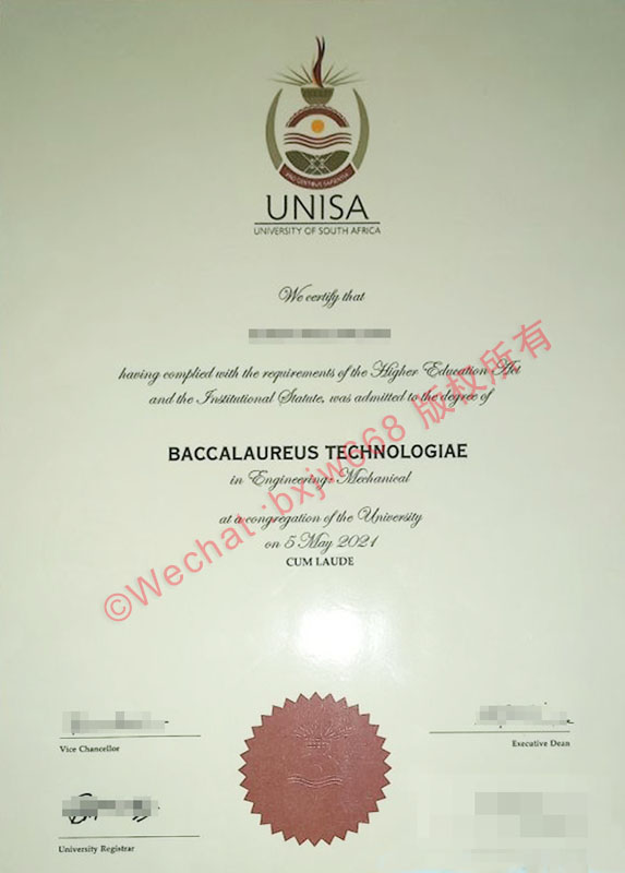 南澳大学毕业证（University of South Australia diploma）