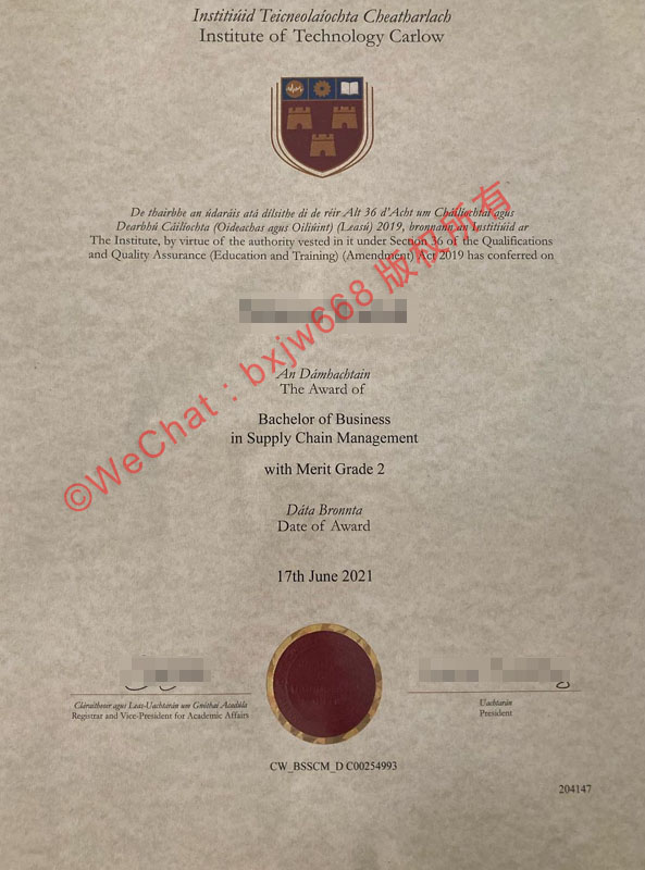 卡洛理工学院 Institute of Technology Carlow 历年证书设计范式与应用技术学科设置概览