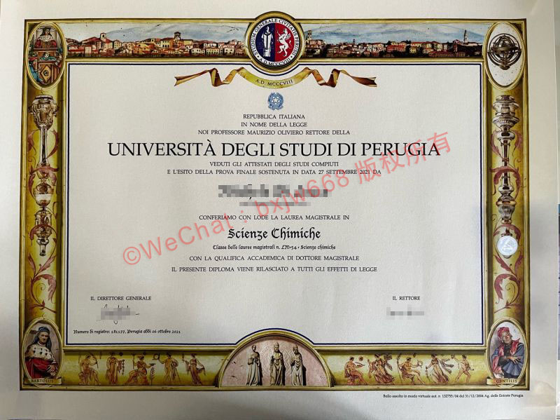 佩鲁贾大学（Università degli Studi di Perugia）毕业证样本_领略中意文明交汇之窗，历史风骨、全球化科研声誉