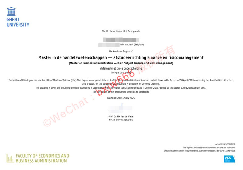 根特大学（Ghent University）毕业证样本：深度解析与学历认证翻译规范