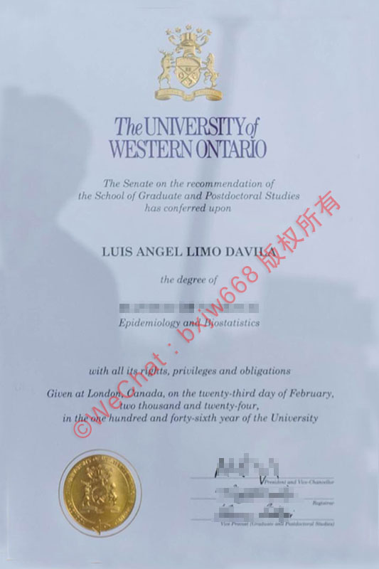 西安大略大学毕业证（The University of Western Ontario diploma/Certificate of Degree）全面解析