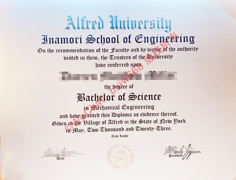 阿尔弗雷德大学毕业证（Alfred University diploma/Certificate of Degree）专业壁垒与国际学术声誉全景透视