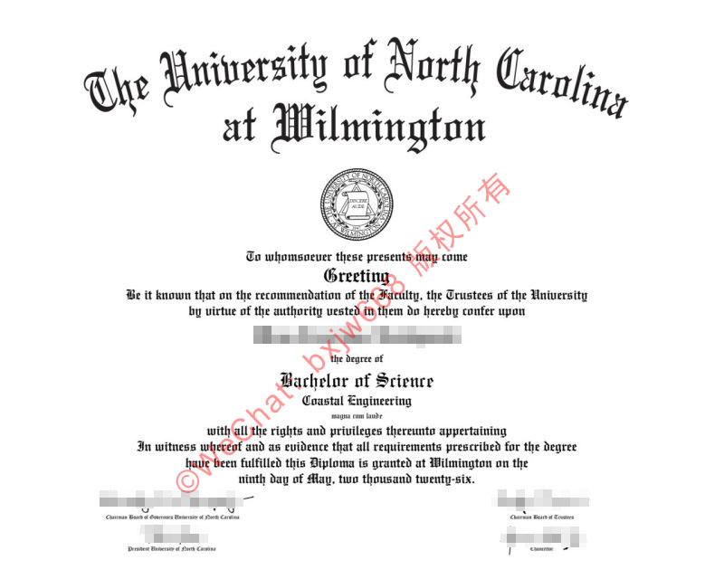 深度评析：北卡罗来纳大学威明顿分校毕业证书（UNCW Diploma / Certificate of Degree）含金量与回国落户认证