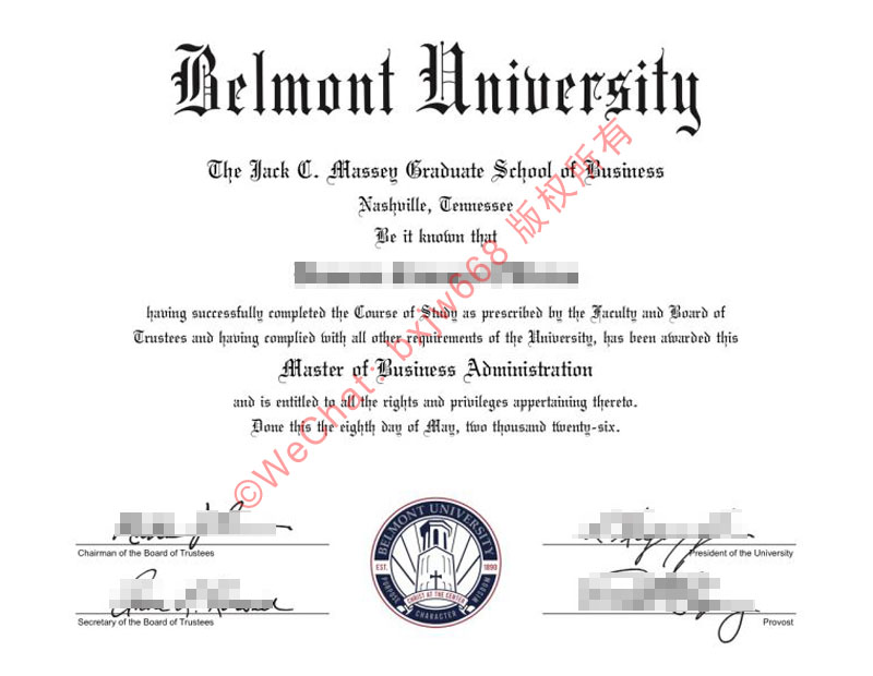 从纳什维尔到国内职场：贝尔蒙特大学毕业证（Belmont University Diploma / Certificate of Degree）回国留服认证与雇主核验全纪实