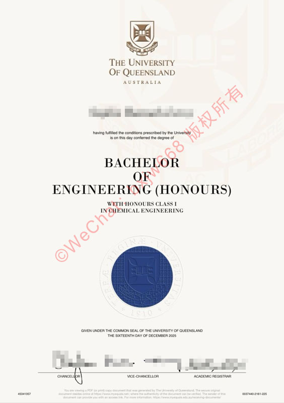 澳洲昆士兰大学毕业证（UQ diploma/Certificate of Degree）核心教育优势与学术地位